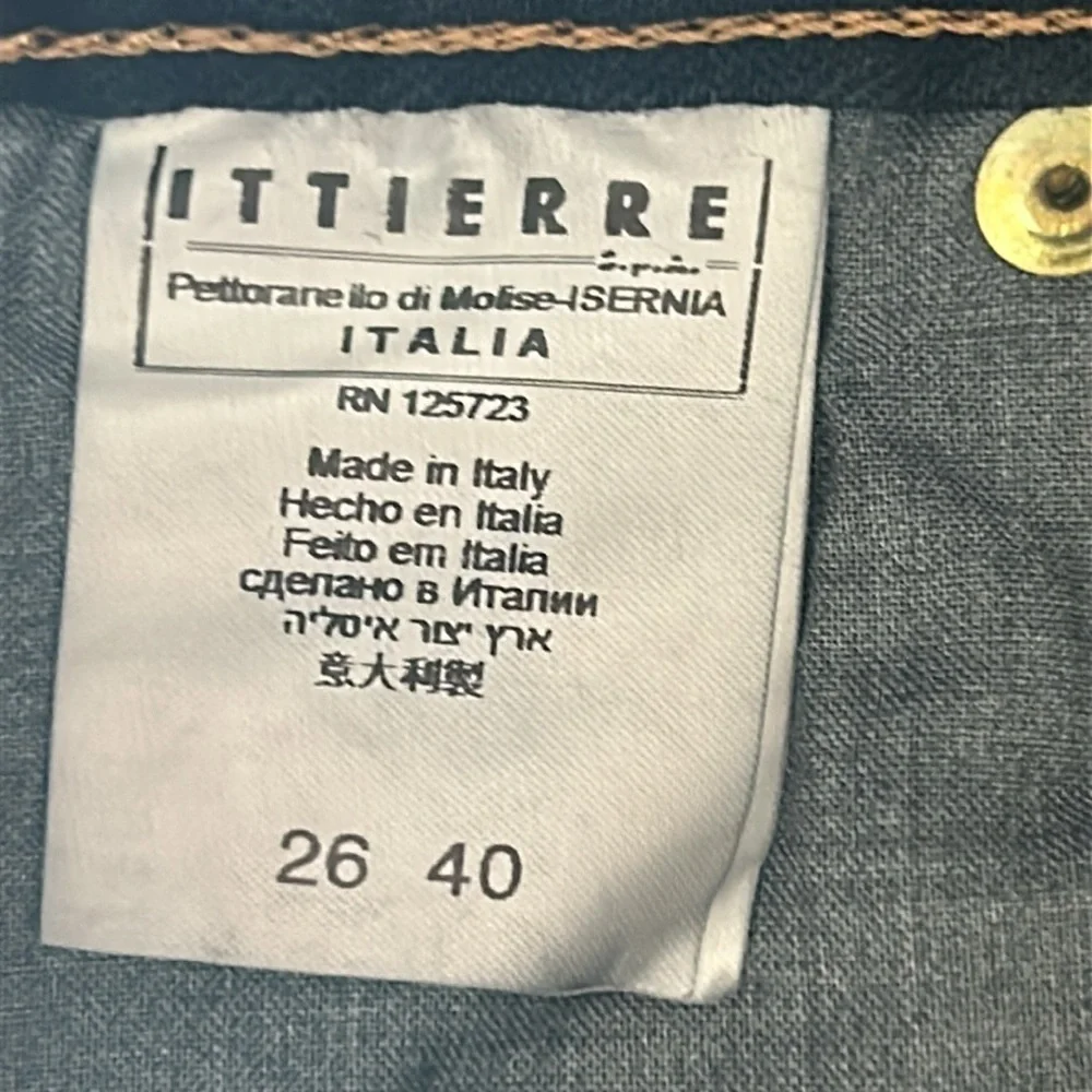 Fiorucci Straight leg jeans size 26 long tall NWT